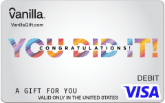 You Did It Gift Card